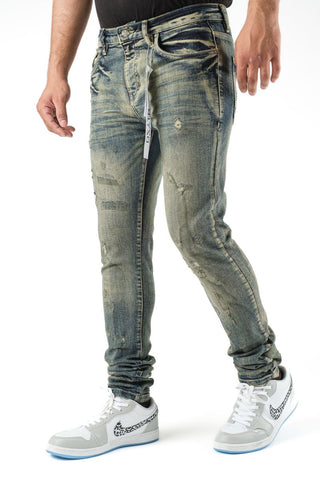DZTR SUPER STRETCH DENIM - SLIM FIT - PURPOSE BLUE