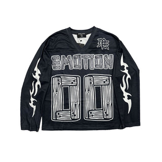 Mixed Emotions OVERSIZE Black Lightning Long Sleeve (Black)