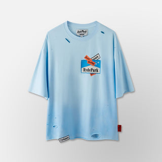 Hyde Park Ciggy Cig Tee (Blue)
