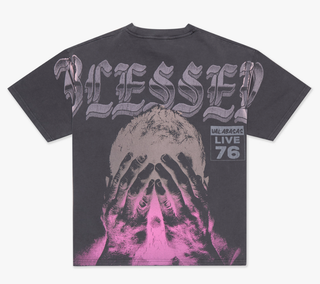 Valabasas "BLESSED" VINTAGE GREY TEE