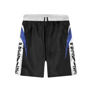 Prestige Nylon Shorts (Black/Blue)