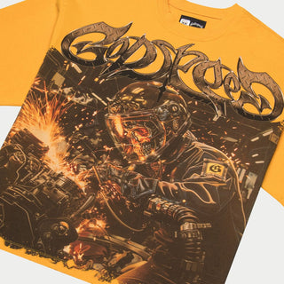 Godspeed Steel Sharpens Steel (Yellow)
