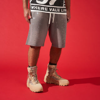 DUAA EFFORT LITE GREY STONE SWEAT SHORT
