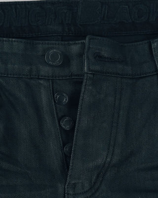 Midnight Black “Onyx Chain” Skinny Jean (distressed)