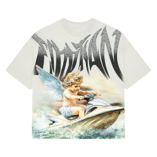 MIXED EMOTIONS Jetski Rhinestone Tee