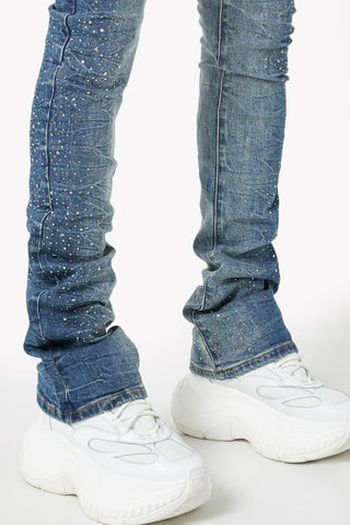 GUAPI Acid Blue Starry Sky Denim (Acid Blue)