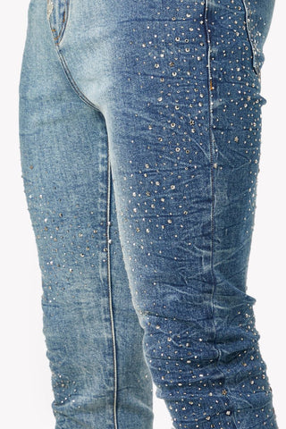 GUAPI Acid Blue Starry Sky Denim (Acid Blue)