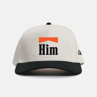 Outrnk Him Puff Embroidered Snapback (NATURAL/BLACK)