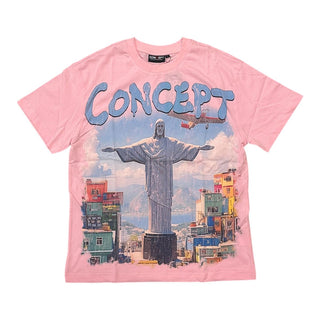 Concept LA "FAVELA" TEE - PINK