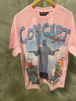 Concept LA "FAVELA" TEE - PINK