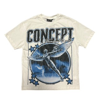 Concept LA "DUST TO GOLD" TEE - WHT/B