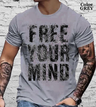 DZTR MENS TEE - FREE YOUR MIND
