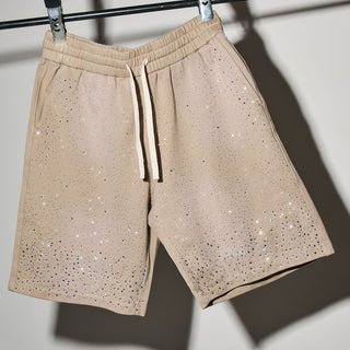 DUAA ENLIGHTEN BEIGE STONE SWEAT SHORT