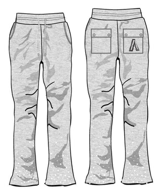 Aologne "STAND ALONE" GREY JOGGERS