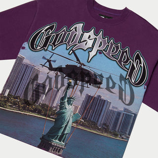 Godspeed JFK to MIA (Purple Wash)