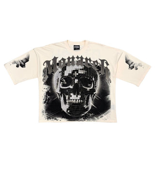 Stray 3/4 sleeve tee (NATURAL)