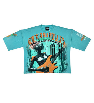 Stray 3/4 sleeve tee (TEAL)