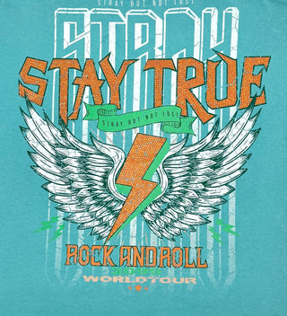 Stray 3/4 sleeve tee (TEAL)