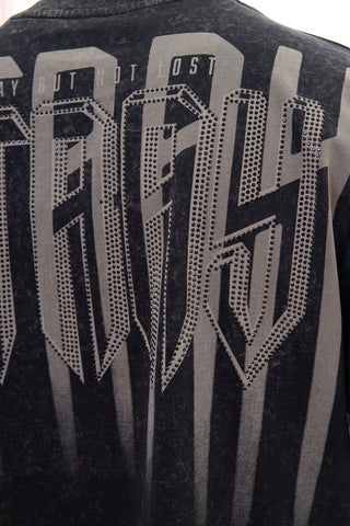 Stray 3/4 sleeve tee (BLACK)