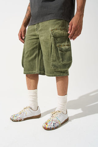 SERENEDE OLEA Cargo Shorts (OLIVE)
