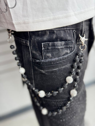 DRUNZ BLCK WHI POCKET CHAIN