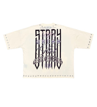 Stray Masters wide & crop fit tee (Natural)