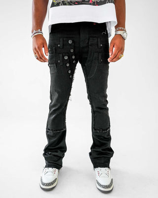 PREME STACKED FLAIR MULTI WAISTBAND (BLACK)