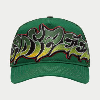 GODSPEED GS Neo Trucker Hat (Green/Yellow/Red)