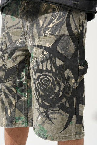 SERENEDE PARADI$E Denim Shorts