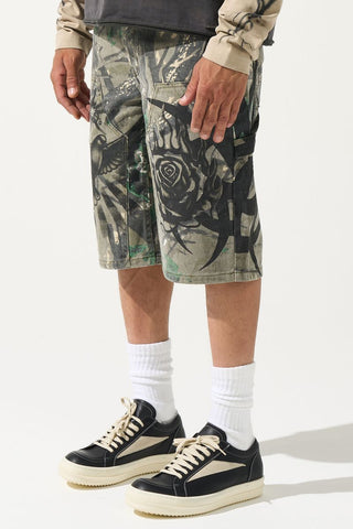 SERENEDE PARADI$E Denim Shorts