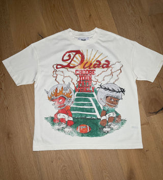 Duaa JOURNEY WHT TEE SHIRT (STONE)