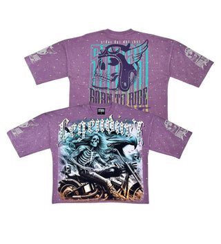 Stray Legendary 3/4 sleeve tee (Purple)