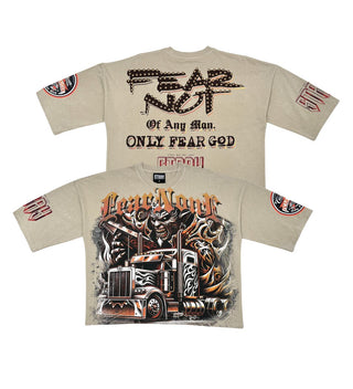 Stray Fear not 3/4 sleeve tee (Desert)