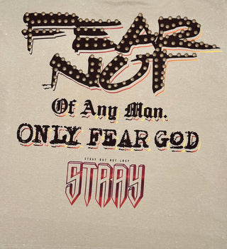 Stray Fear not 3/4 sleeve tee (Desert)