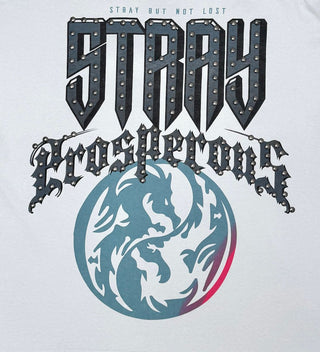 Stray Prosperous 3/4 sleeve tee (Light Grey)