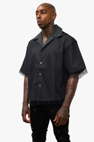 Valabasas "ENDLESS ROAD" BUTTON DOWN (BLACK)