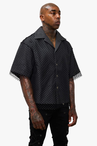 Valabasas "ENDLESS ROAD" BUTTON DOWN (BLACK)