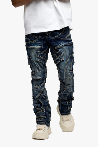 Valabasas PUMPED STACKED (DIRTY BLUE WASHED)