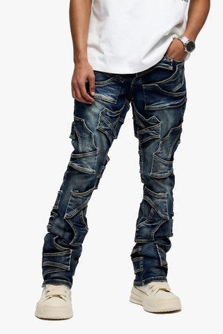 Valabasas PUMPED STACKED (DIRTY BLUE WASHED)