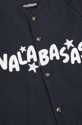 Valabasas "CLOVER" BLUE BUTTON DOWN SHIRT