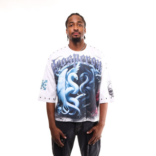 Stray Prosperous 3/4 sleeve tee (Light Grey)