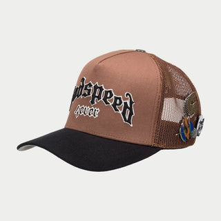 GODSPEED GS FOREVER TRUCKER HAT (Brown)