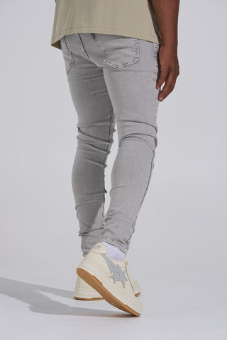 PHEELINGS "SILVER SCREEN" SKINNY DENIM (LIGHT GREY)