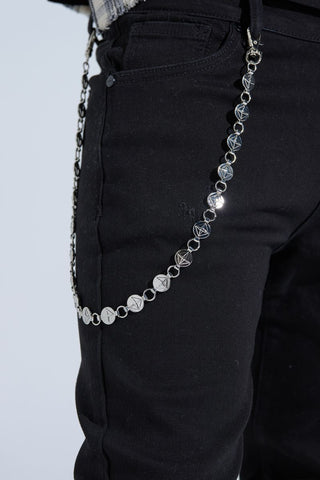 PHEELINGS "DESTINED TO BE" WALLET CHAIN (SILVER)