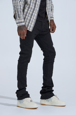 PHEELINGS "FIRST MILLION" RHINESTONE Stacked Denim (JET BLACK)