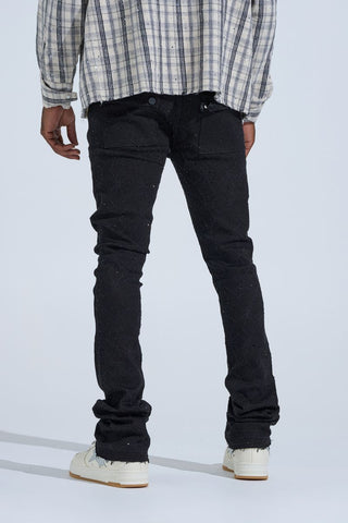 PHEELINGS "FIRST MILLION" RHINESTONE Stacked Denim (JET BLACK)