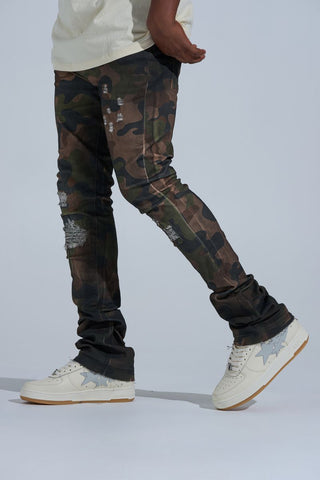 PHEELINGS "PRAY FOR THEM" CAMO STACK DENIM (Camo)
