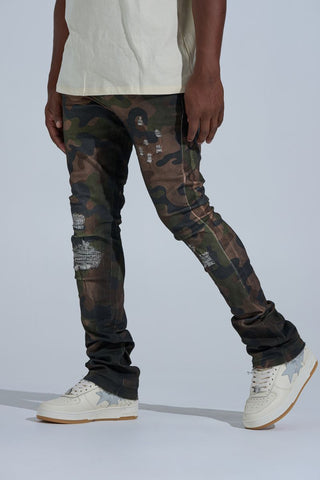 PHEELINGS "PRAY FOR THEM" CAMO STACK DENIM (Camo)