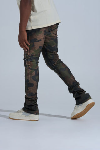 PHEELINGS "PRAY FOR THEM" CAMO STACK DENIM (Camo)