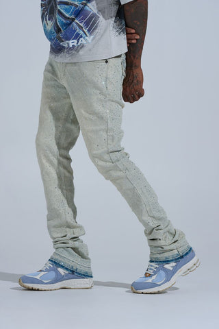 PHEELINGS "FIRST MILLION" RHINESTONE Stacked Denim (LIGHT BLUE)